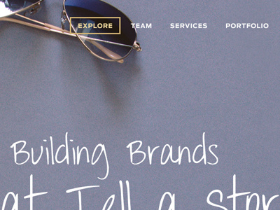 Building Brands banner layout ui web