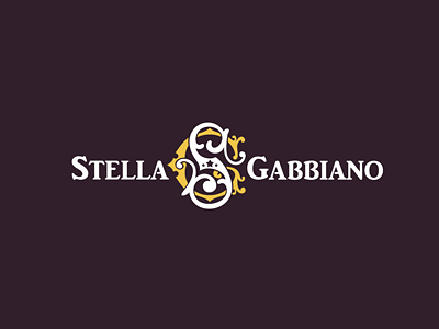 Stella Gabbiano decorative graphic design identity logo monogram style typography visual