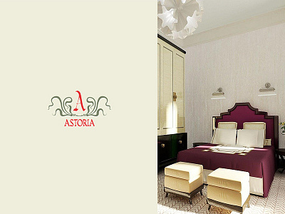 Branding Astoria v2 brand design branding hotel logo luxury monogram