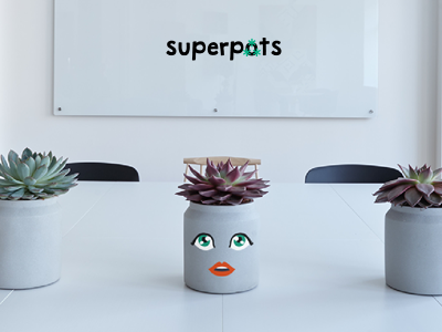 Plantido Superpots concept design decor design home decor plant