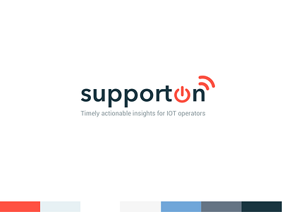 Supporton logo branding identity iot logo logo design startup tech visual design