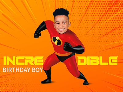 Incredible Birthday Boy card design design flyer designs illustration symplelogix