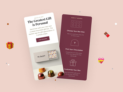 Mobile Web: Chocolaterie E-Commerce Website