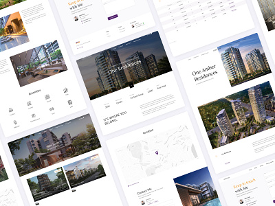 Landing Page: Real Estate Website branding clean colours condo design e commerce elegant houses illustration images landing page listing logo luxury photography property real estate ui web web design