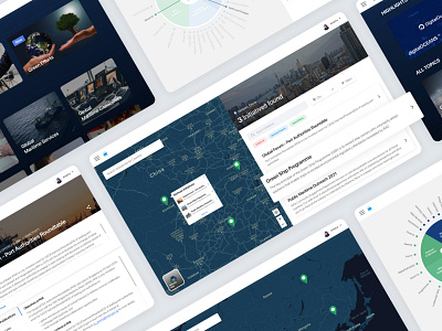 Website: Maritime Authority Information authority branding clean colours credible dark mode design e commerce government illustration logo maritime ocean port sail sea ui web web design