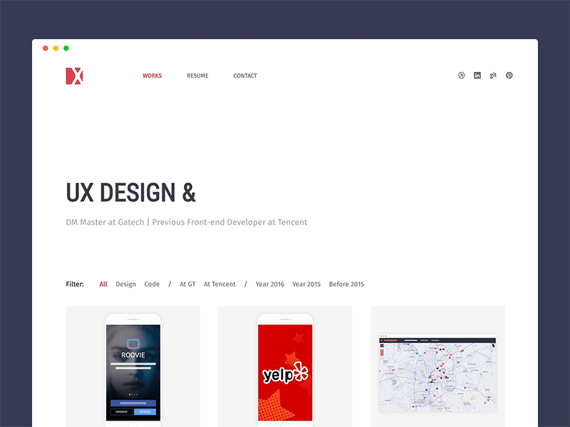 Portfolio branding case study clean css design process minimal personal site portfolio responsive ui ux