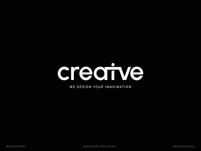 creative branding creative creative design design agency graphic design identity logo minimal wordmark logo
