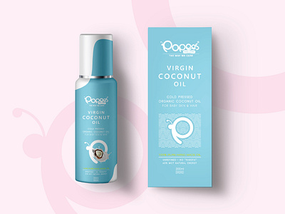 Virgin coconut oil packaging