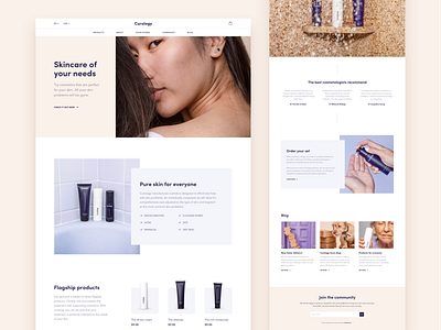 Cosmetics Brand  – Web Concept