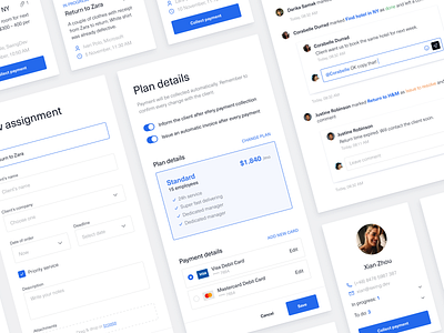 UI components – web app concept