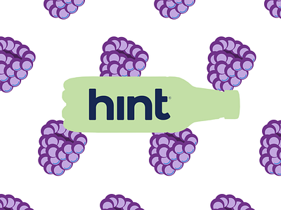 blackberry hint® water blackberry clean design food fresh fruit hint hint water illustration illustrator minimal simple vector