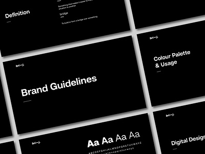 Brij Creative | Brand Guidelines black brand book brand design brand guide brand guideline brand identity branding branding and identity branding design