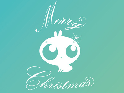 Dribbble Merrychristmas bunny carolin vogt merry christmas snowflake