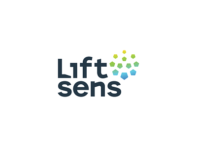 Liftsens - Logo 3d brand c4d down forkligt gradient identity industrial led light logo movement process responsive responsivelogo sketch smart technical up warehouse
