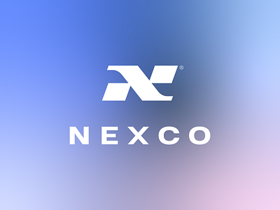 Nexco brand identity branding company flat gradient gradient logo iconmark identity identity branding identity design letter letter logo letter n logo logo logodesign logotype minimal n next wordmark