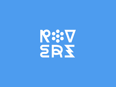 ROVERS bandit brand branding contemporary design identity illustration logo logotype modern rover shape shapes type typo typography wordmark