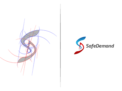Safe Demand Logo branding design logo vector