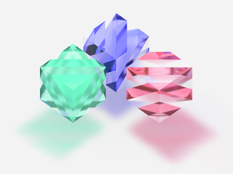Transformation of Logo 2 3d rendering c4d logo