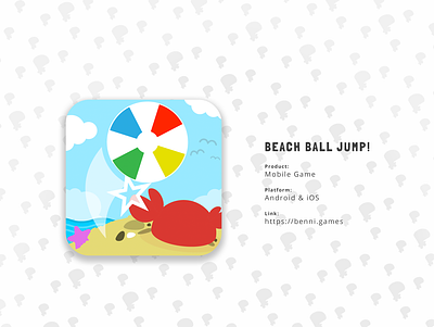Beach Ball Jump! App-Icon – Mobile Game for Android and iOS android androidgames app appicon appicons illustration ios iosgames logo mobilegame mobilegames
