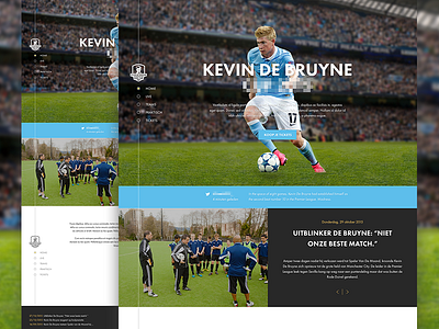Football Cup design football landing web webdesign