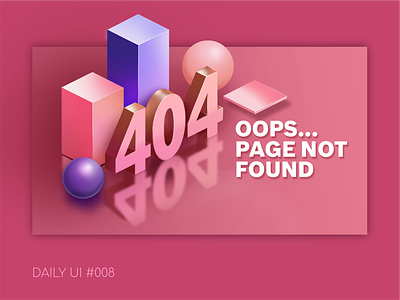 404 Page - Daily UI #008