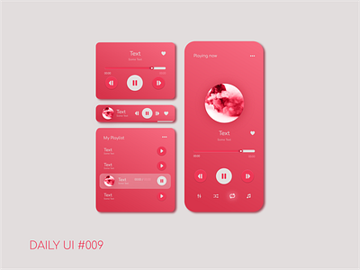 Music Player - Daily UI #009