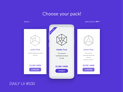 Pricing - Daily UI #030