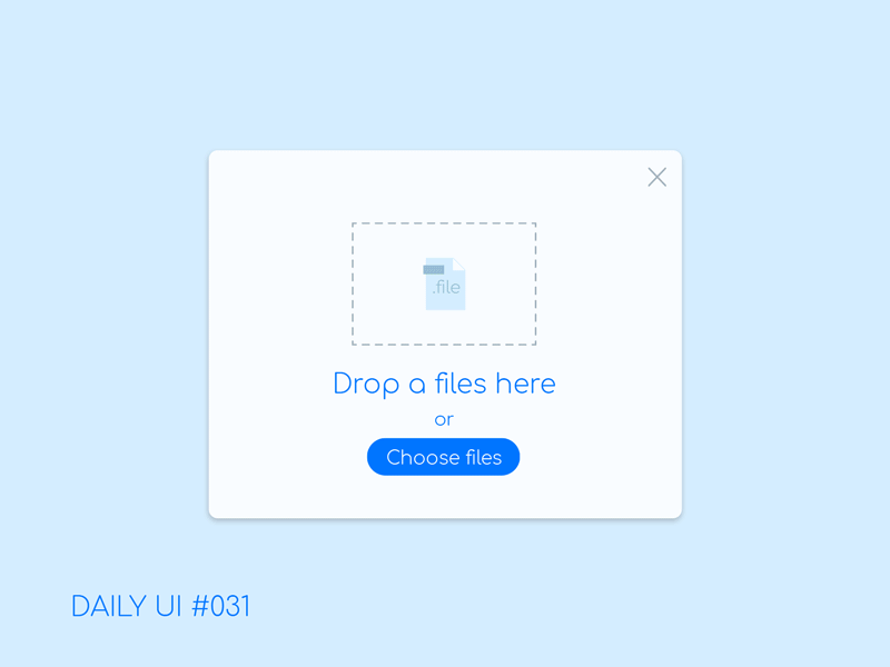 File Upload - Daily UI#031