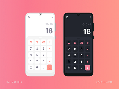 Daily UI 004 - Calculator calculator daily ui 004 dailyui design layout mobile app design numbers screen design ui vector