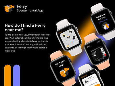 Ferry app design graphic design ui