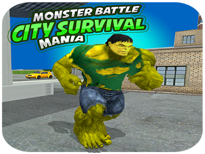 Monster Battle City Survival Mania android animals battle beasts chase city criminals dangerous destroy environment epic fight game gorilla helicopter jungle mania monster survival