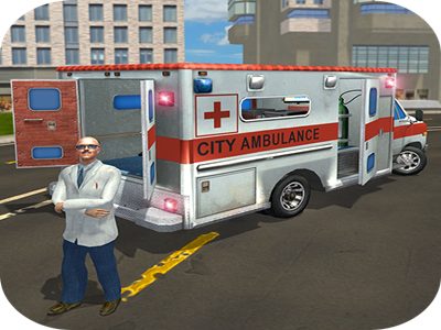 Emergency City Hospital Ambulance Rescue ambulance android bandage city doctor drive duty emergency firstaid game hospital passion patients rescue specialist treatment