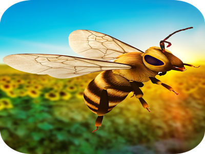 Life Of WASP adventure android bee queen colonies flowers food game injured insects jungle life simulator stamina suck wasp water
