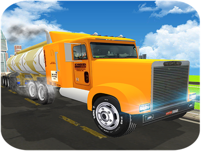 Fuel Transport Oil Tanker: City Cargo Truck Driver android atm bank battle burglars centralbank city cops crime game hostages police robbers robbery robot thrilling us weapons
