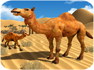 Camel Family Life Simulator android animals camel camelrace desert family food game hunter jungle life simulator smash storm survive virtual wild