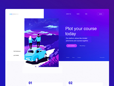 Reddin Designs Plot Your Course Interface Design