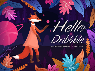 Hello Dribbble 插图