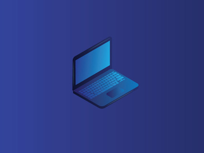 Isometric Laptop Vector design icon illustration isometric isometric art isometric illustration vector