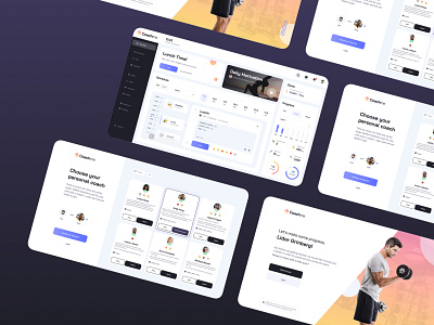 Coachme branding coach coachme dark dashboard design food nutrition ui ui ux ux ux research workout