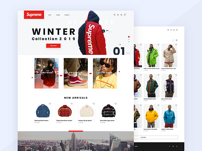 Supreme web redesign