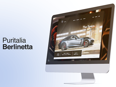 Puritalia Berlinetta - Concept Mock-Up after effects animation app apple branding branding design design icon illustration mock up mock up mockup mockups ui ui ux ui design uidesign uiux visual effects web