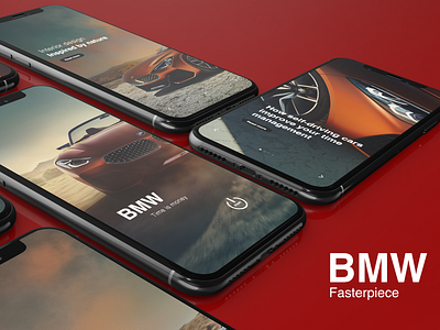 BMW Concept + Mock Up after effects animation branding branding design design ui ui ux uidesign uiux visual effects