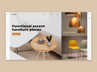 Furniture Store UI Concept Design