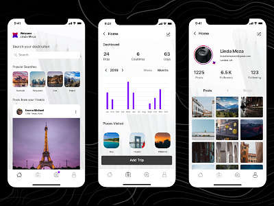 Traveller App Design - IOS 2020 trends app design appdesigninspiration designtrends ios ios app ios app design uiux