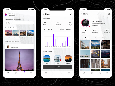 Traveller App Design - IOS