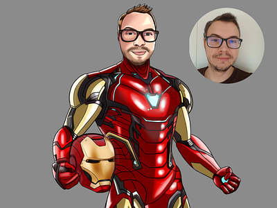 Superhero Portrait avatar digital art digital painting graphic artist graphic arts graphic design illustration illustration design sketch today superhero superheroes