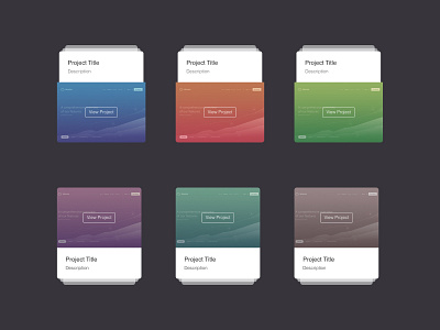 project card by Manish Parashar on Dribbble