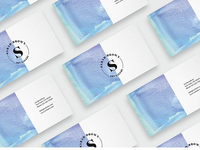 Watercolor business card template business businesscards card template cards design elegant icon illustration logo template water color
