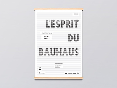 L'Esprit du Bauhaus / Poster design bauhaus ecv ecv provence poster poster design print print design