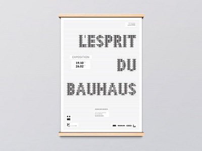 L'Esprit du Bauhaus / Poster design